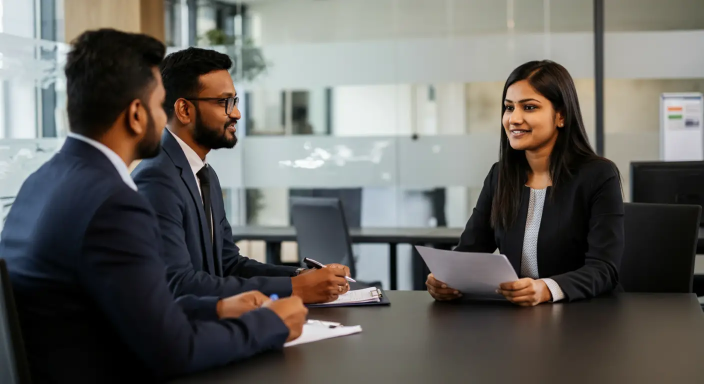 Interview coaching session